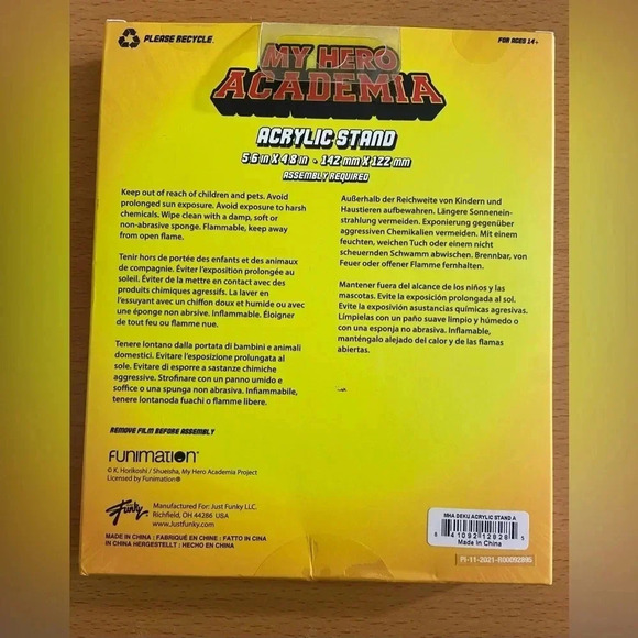 ☕️2 for $25🥞 My Hero Academia Acrylic Display Stand - Deku - Picture 3 of 3
